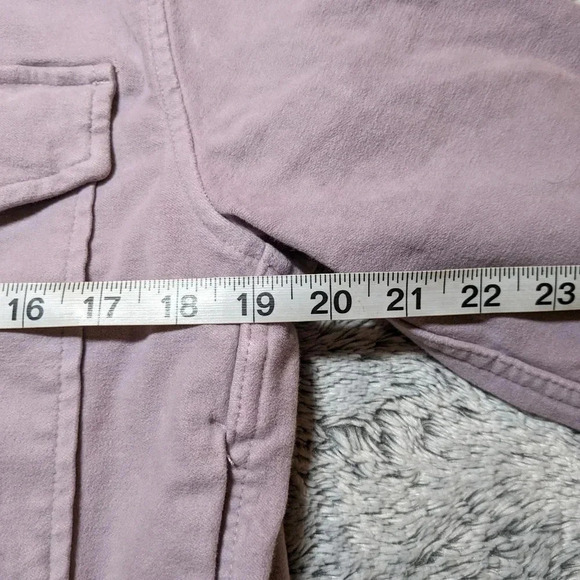 NEW Everlane Purple Moleskin Utility Jacket Organic Cotton XXS Pockets - Picture 11 of 11